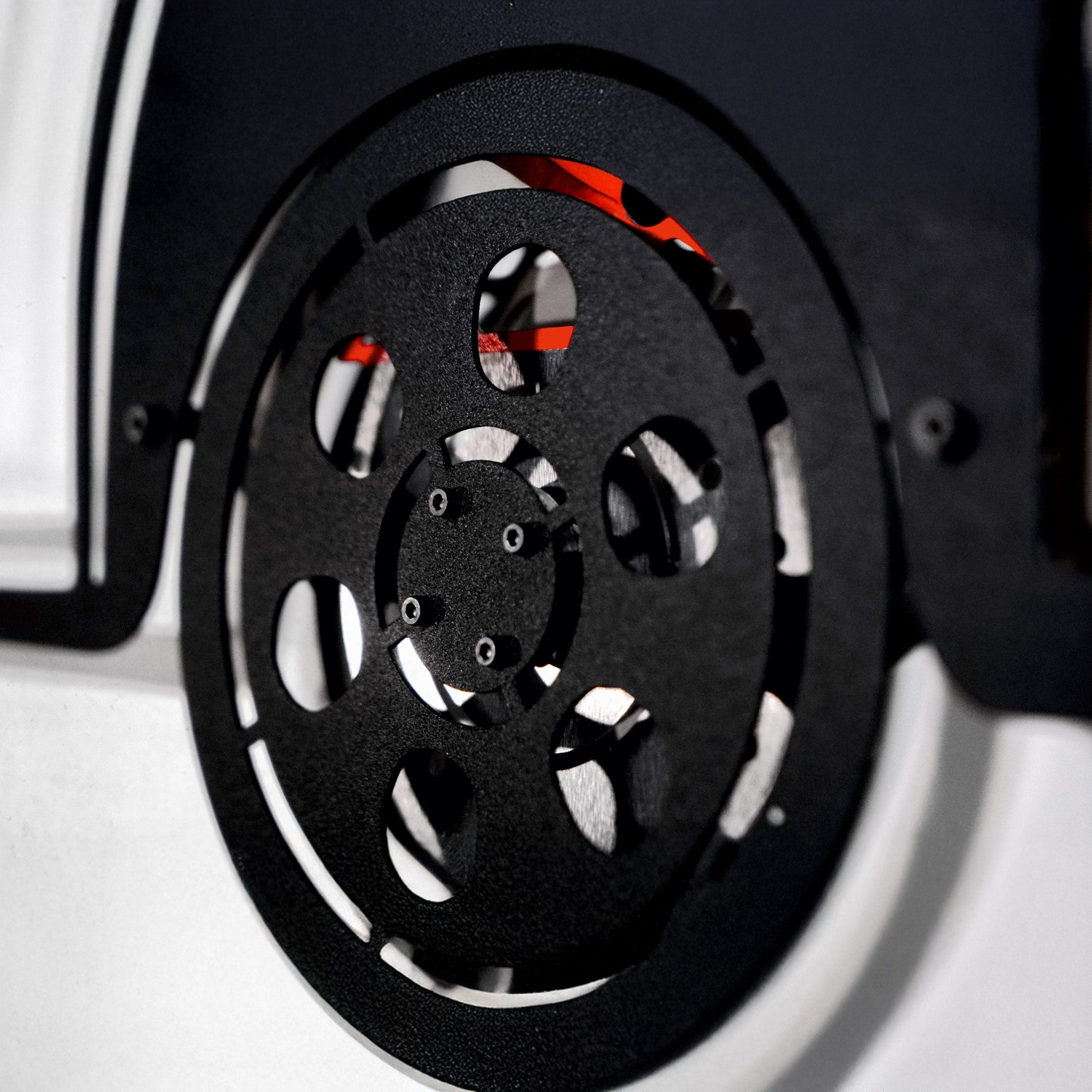 1972 Ford Bronco Wall Art – Classic 4x4 Steel Silhouette with Spinning Wheels-KAFMEKA026
