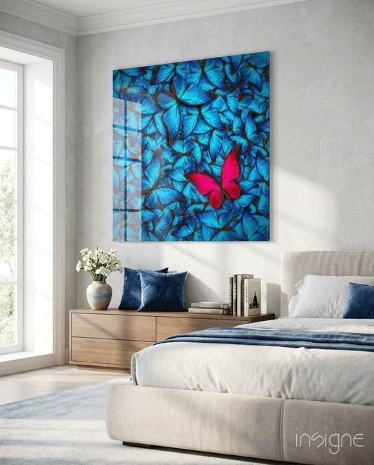 Butterfly Glass Wall Art