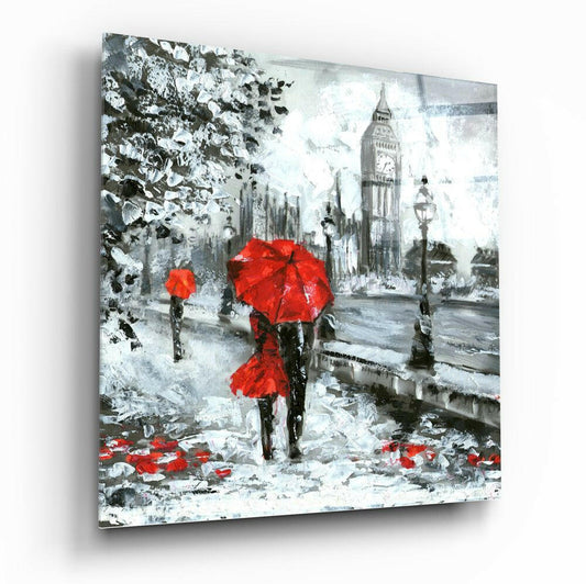 London Glass Wall Art