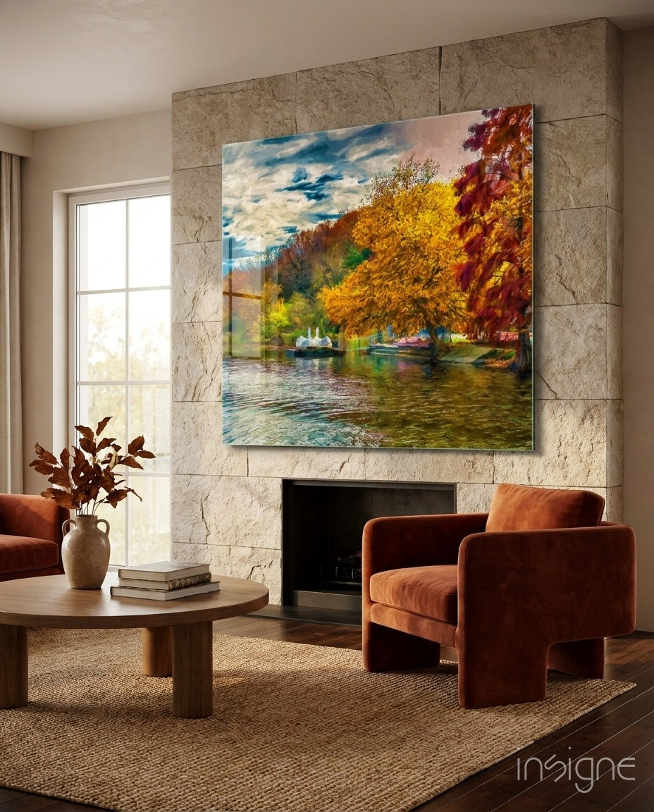 Lake Glass Wall Art