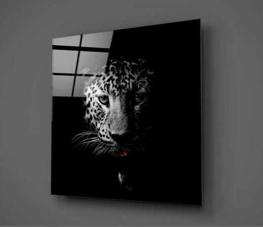 Leopard Glass Wall Art