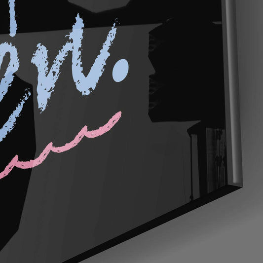 “Dream Big” Glass Wall Art