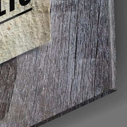 “Big Results” Glass Wall Art