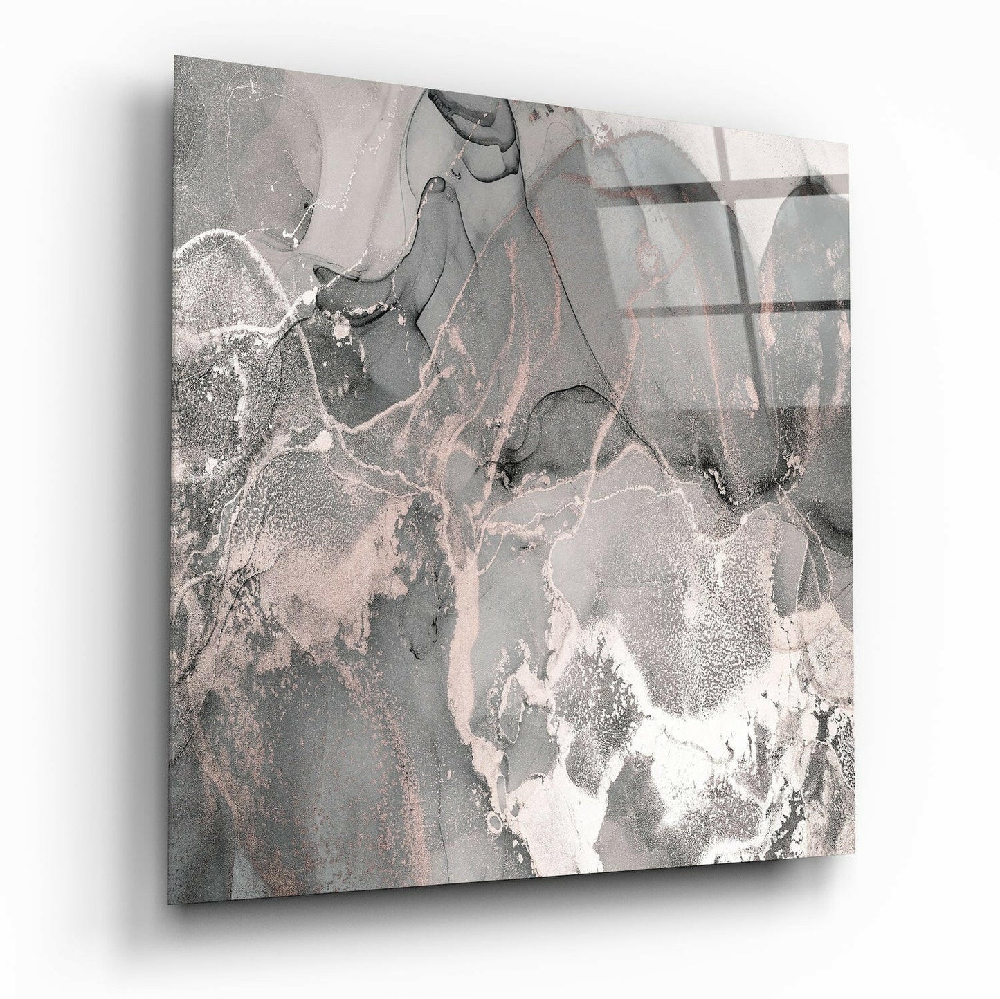 Abstract Glass Wall Art