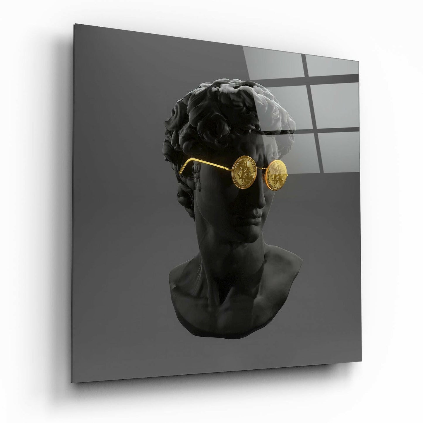 Sculpture Glass Wall Art