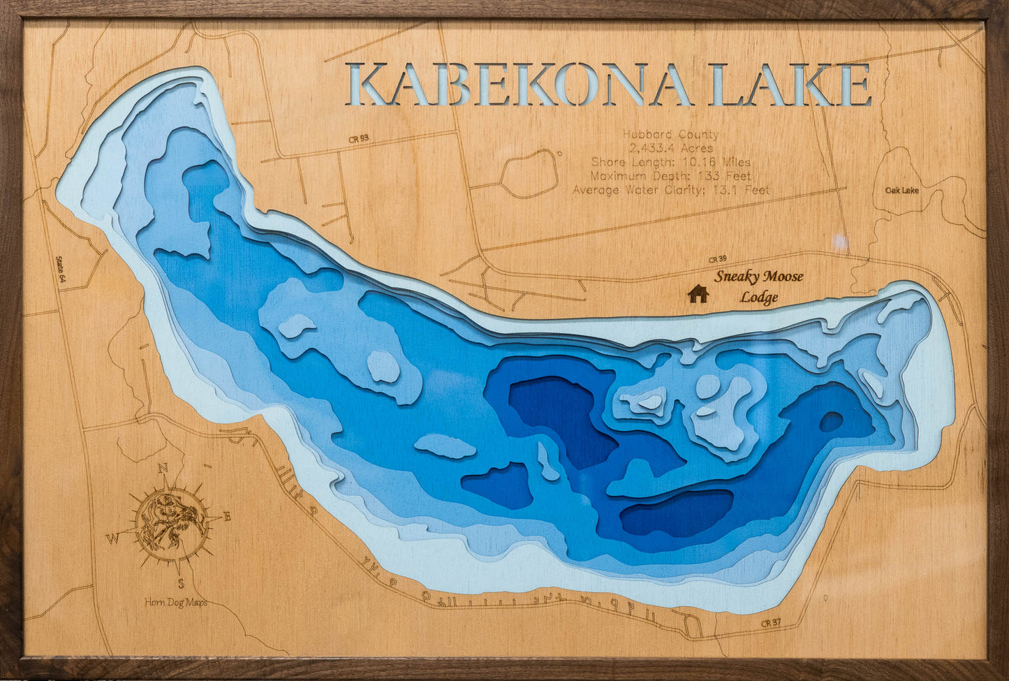 Kabekona Lake in Hubbard County, Minnesota
