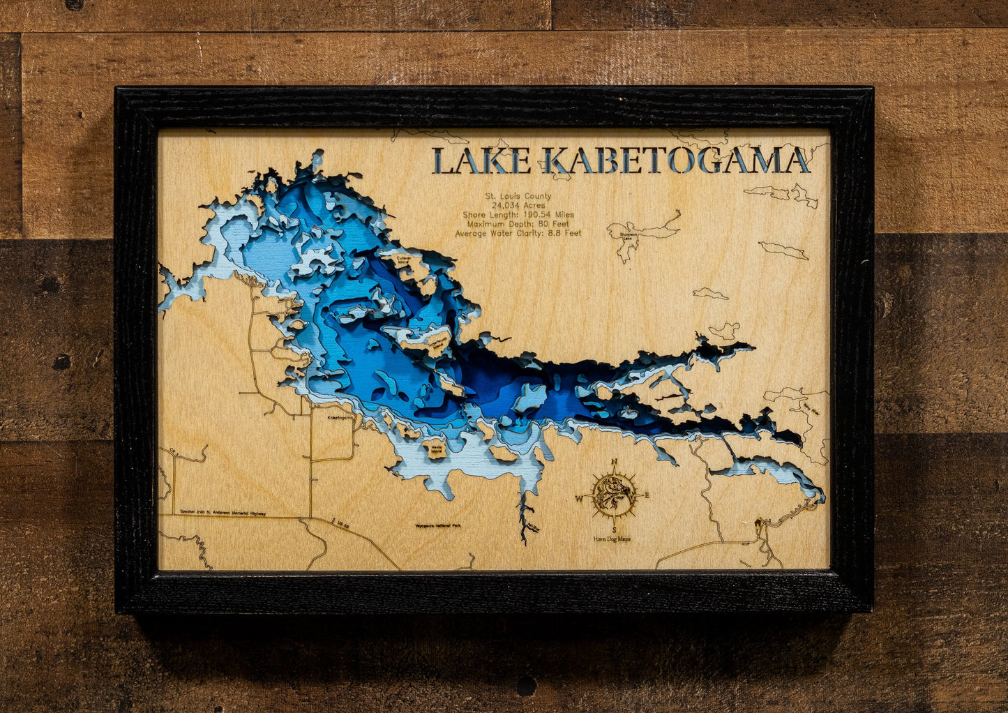 Kabetogama Lake in St. Louis County, Minnesota