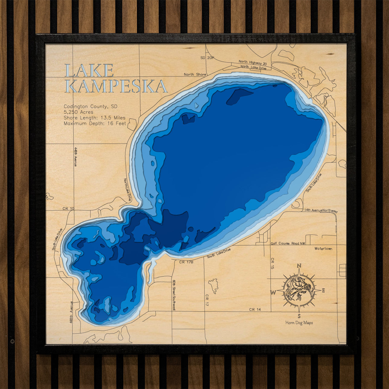 Kampeska Lake in Codington County, South Dakota