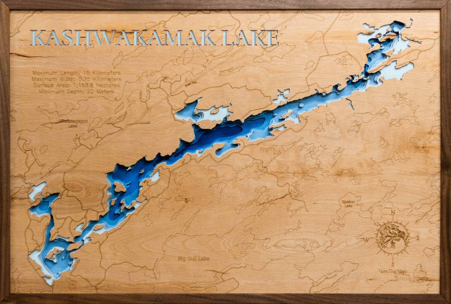 Kashwakamak Lake in Ontario, Canada