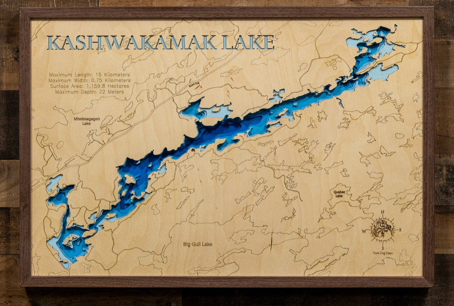 Kashwakamak Lake in Ontario, Canada