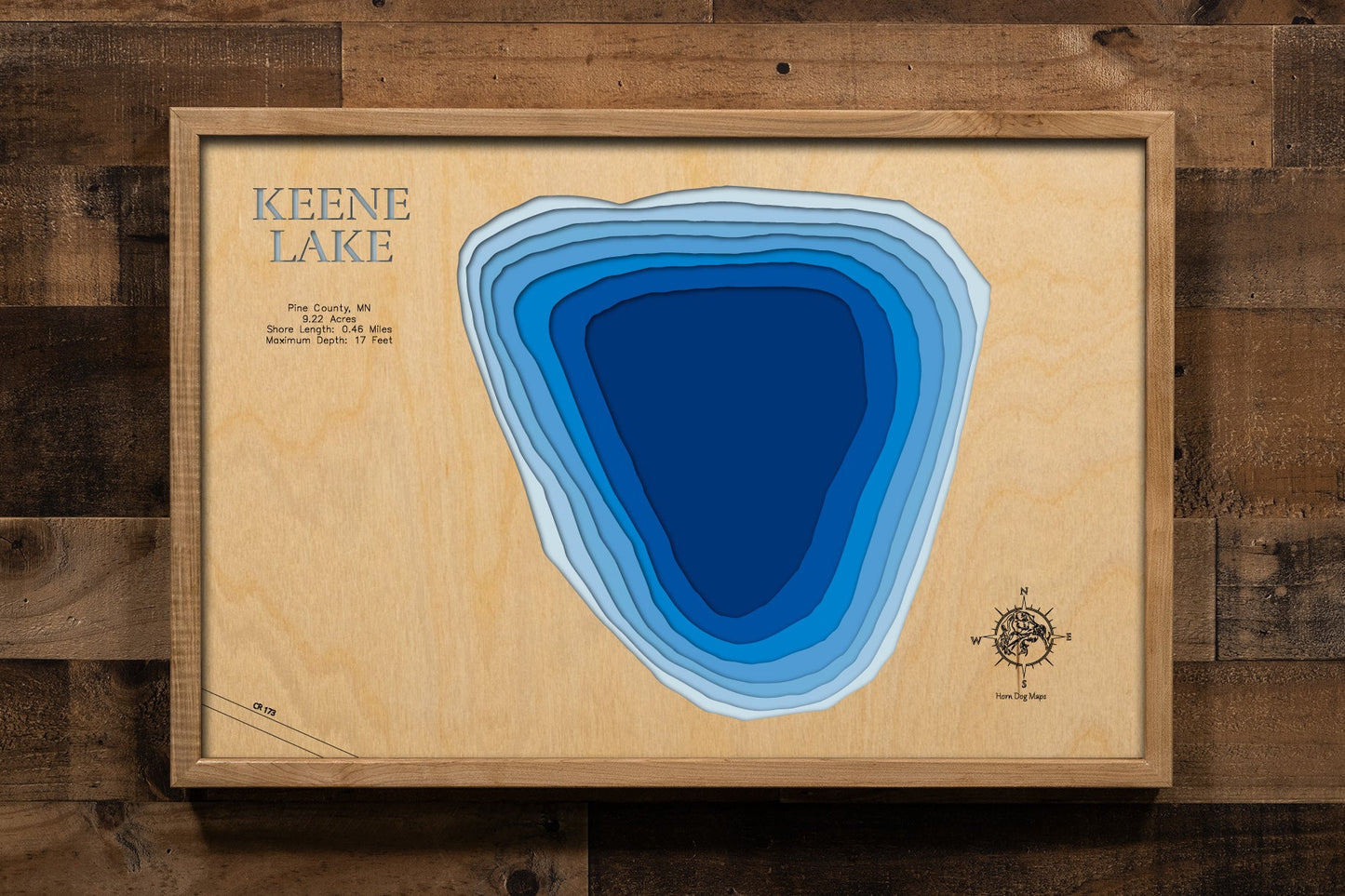 Keene Lake in Pine County, Minnesota
