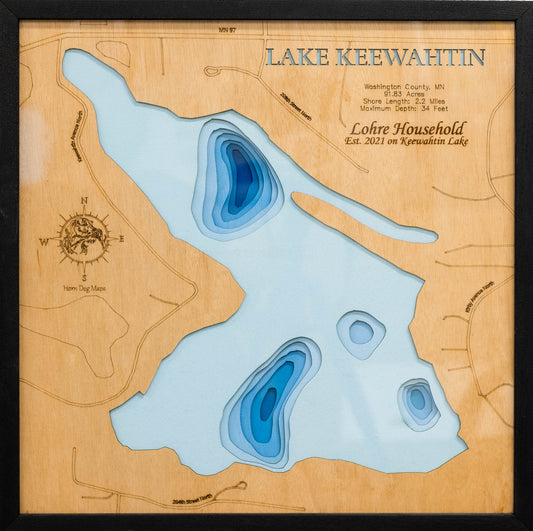 Lake Keewahtin in Washington County, Minnesota