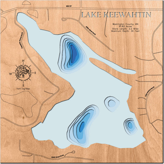 Lake Keewahtin in Washington County, Minnesota