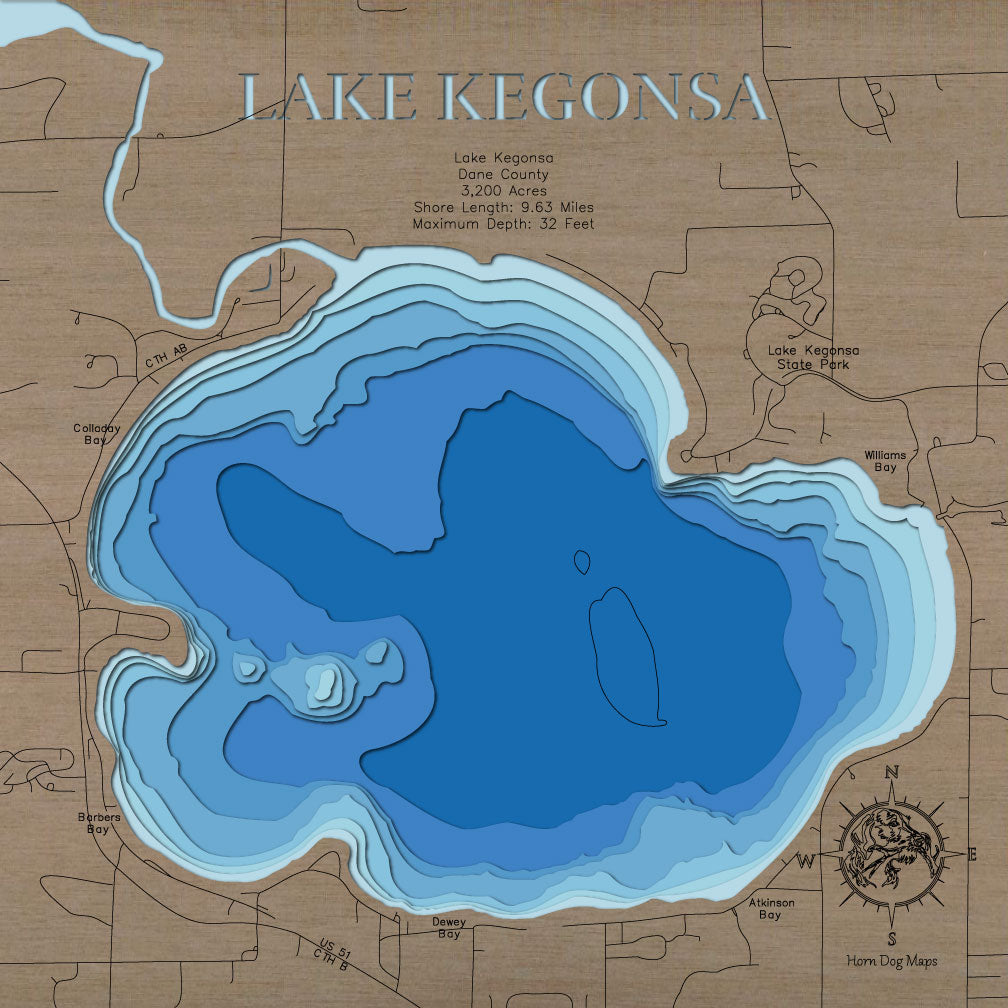 Kegonsa Lake in Dane County, Minnesota