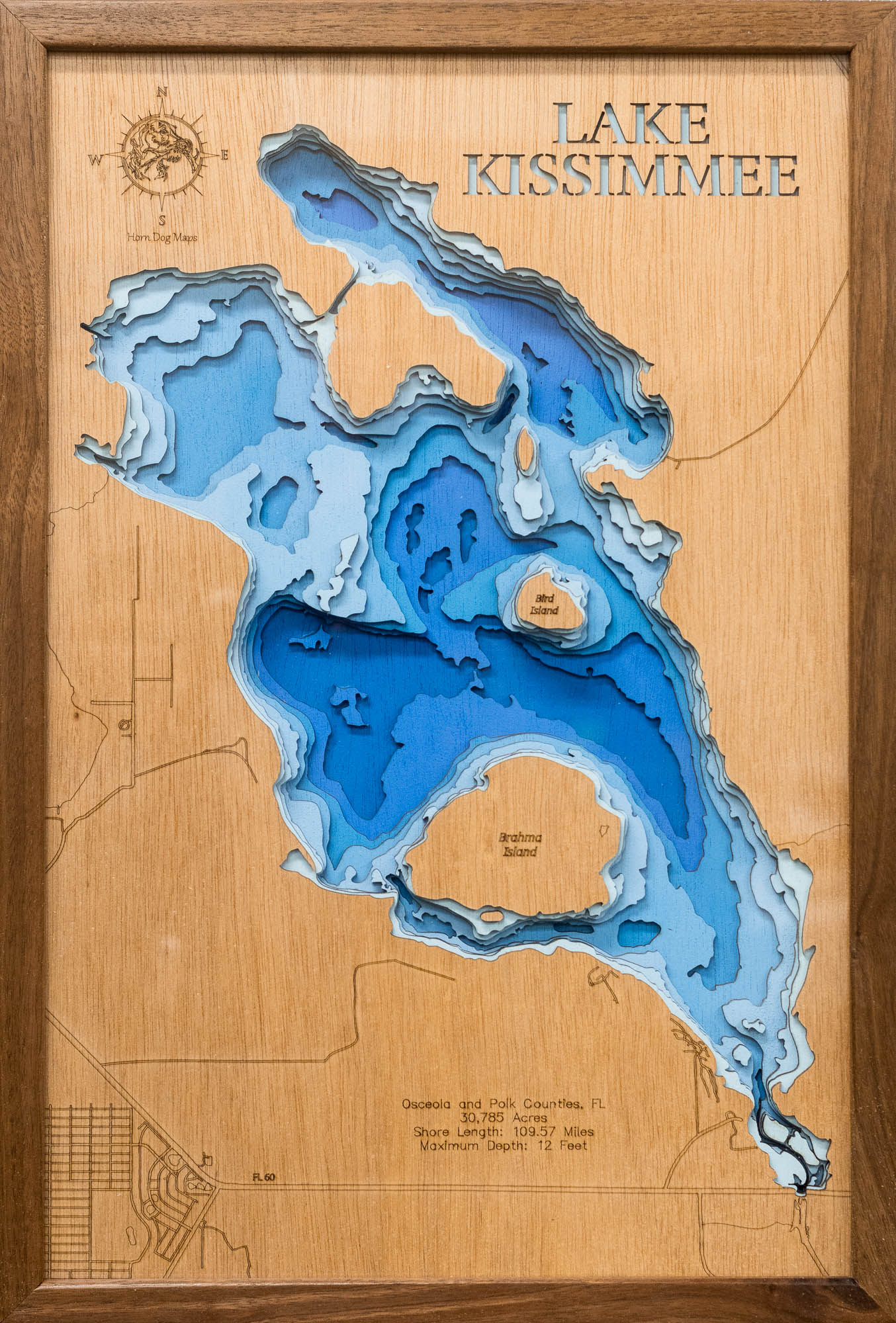 Lake Kissimmee in Osceola and Polk Counties, Florida