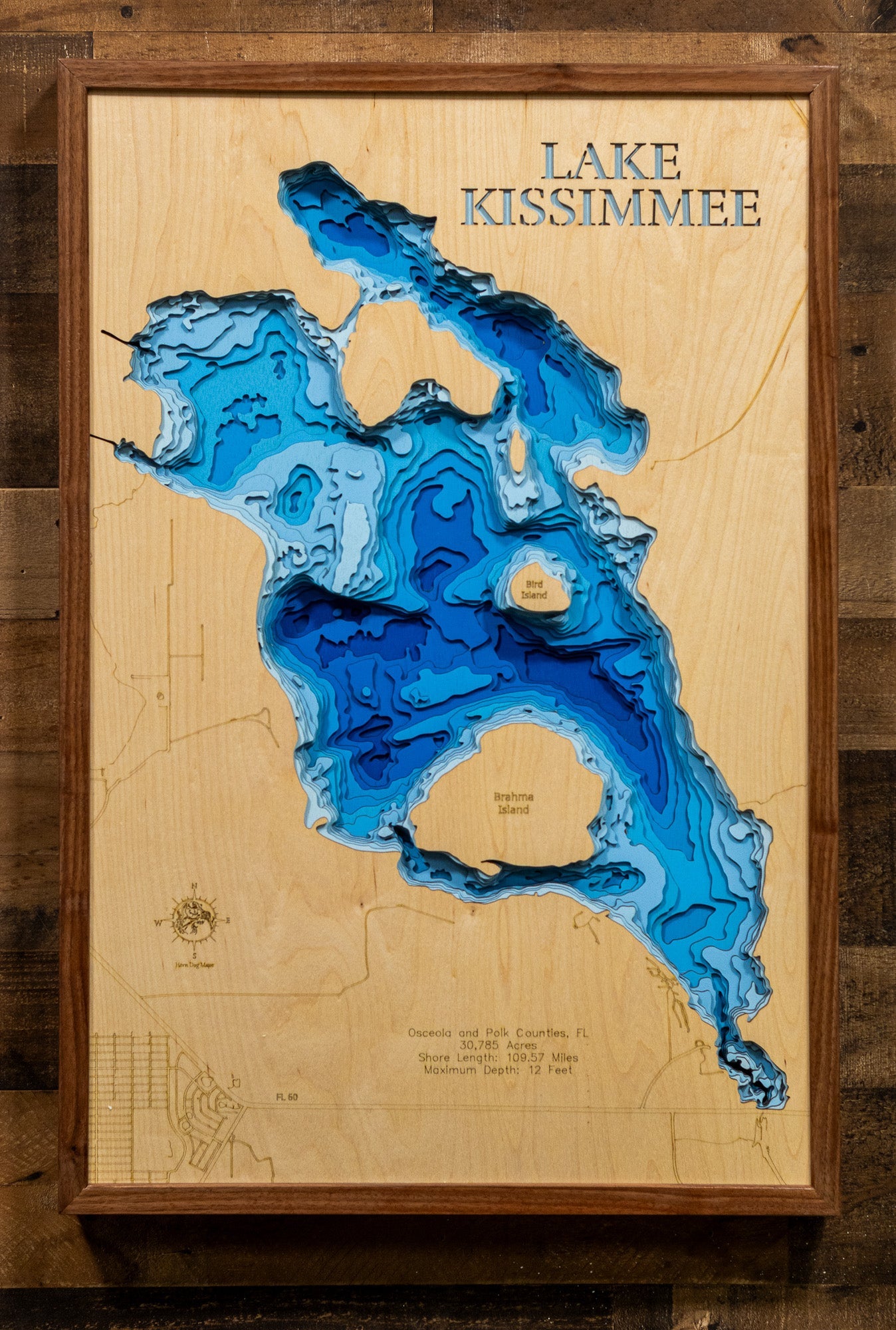 Lake Kissimmee in Osceola and Polk Counties, Florida