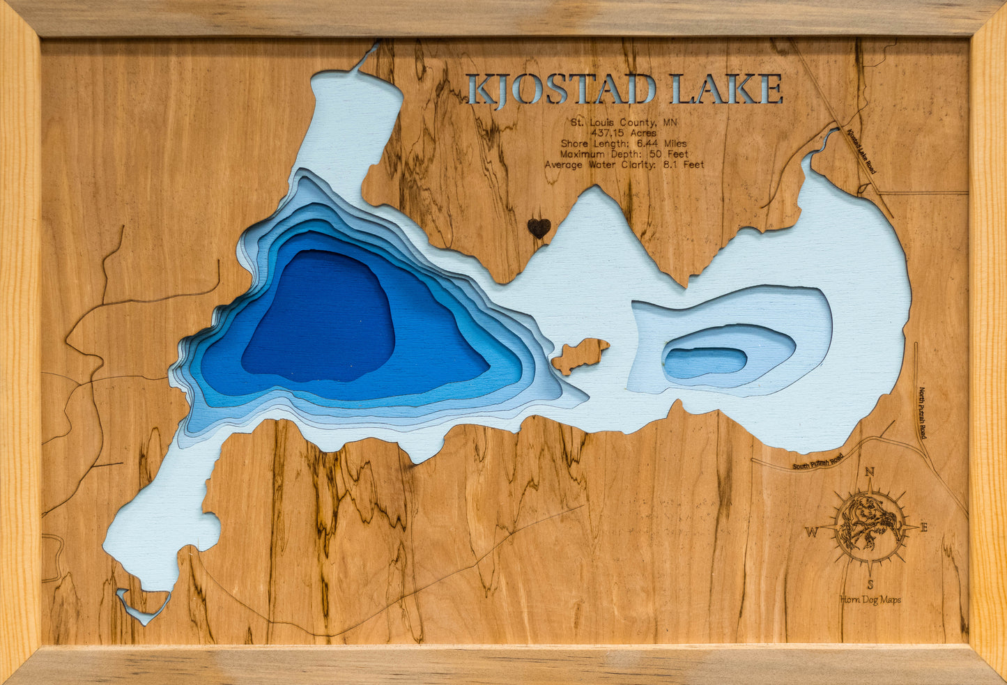 Kjostad Lake in St. Louis County, Minnesota