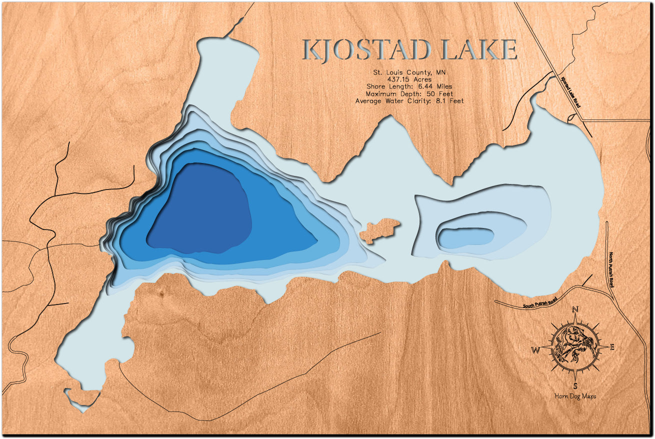 Kjostad Lake in St. Louis County, Minnesota