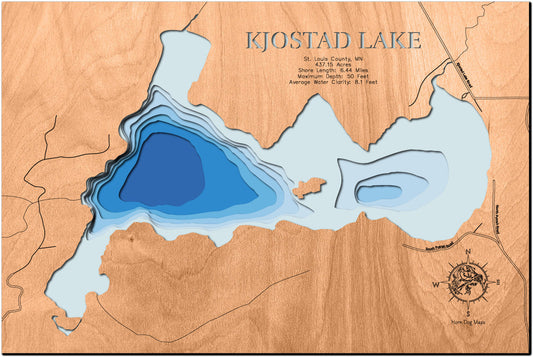 Kjostad Lake in St. Louis County, Minnesota