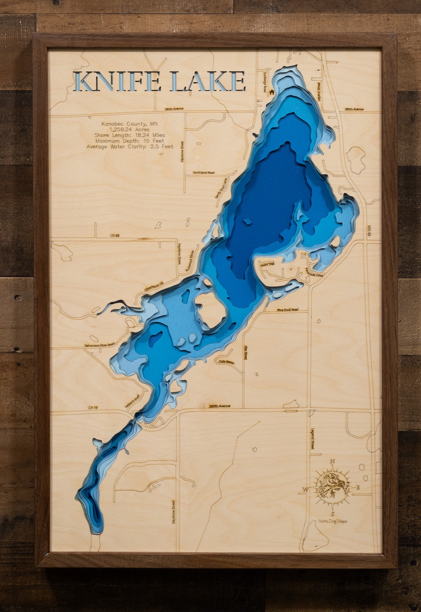 Knife Lake in Kanabec County, Minnesota