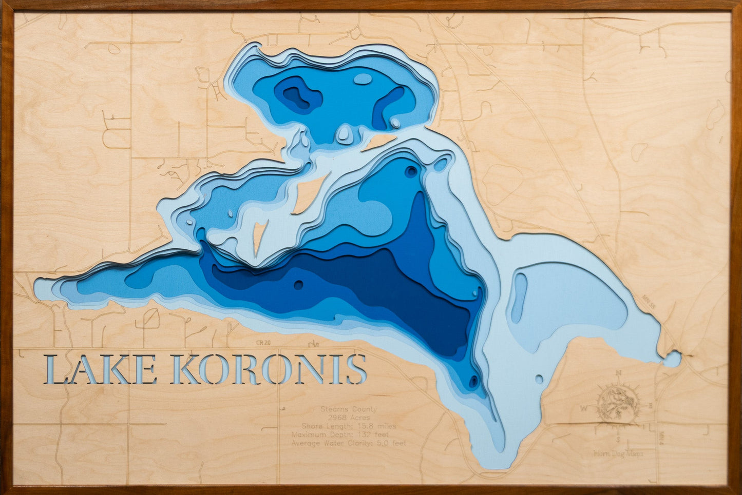 Lake Koronis in Stearns County, Minnesota