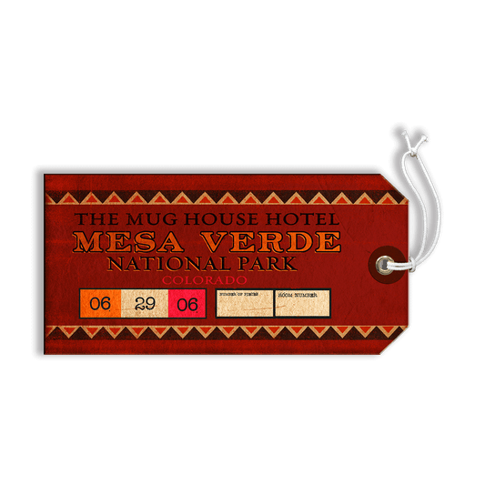 Meda Verde National Park: The Mug House Hotel - Luggage Tag