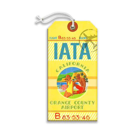 Orange County Airport, California - Luggage Tag