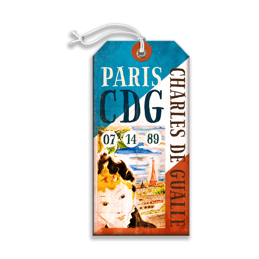 Charles de Gualle Airport - Luggage Tag