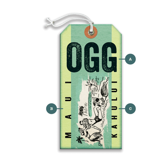 Kahului  - Luggage Tag