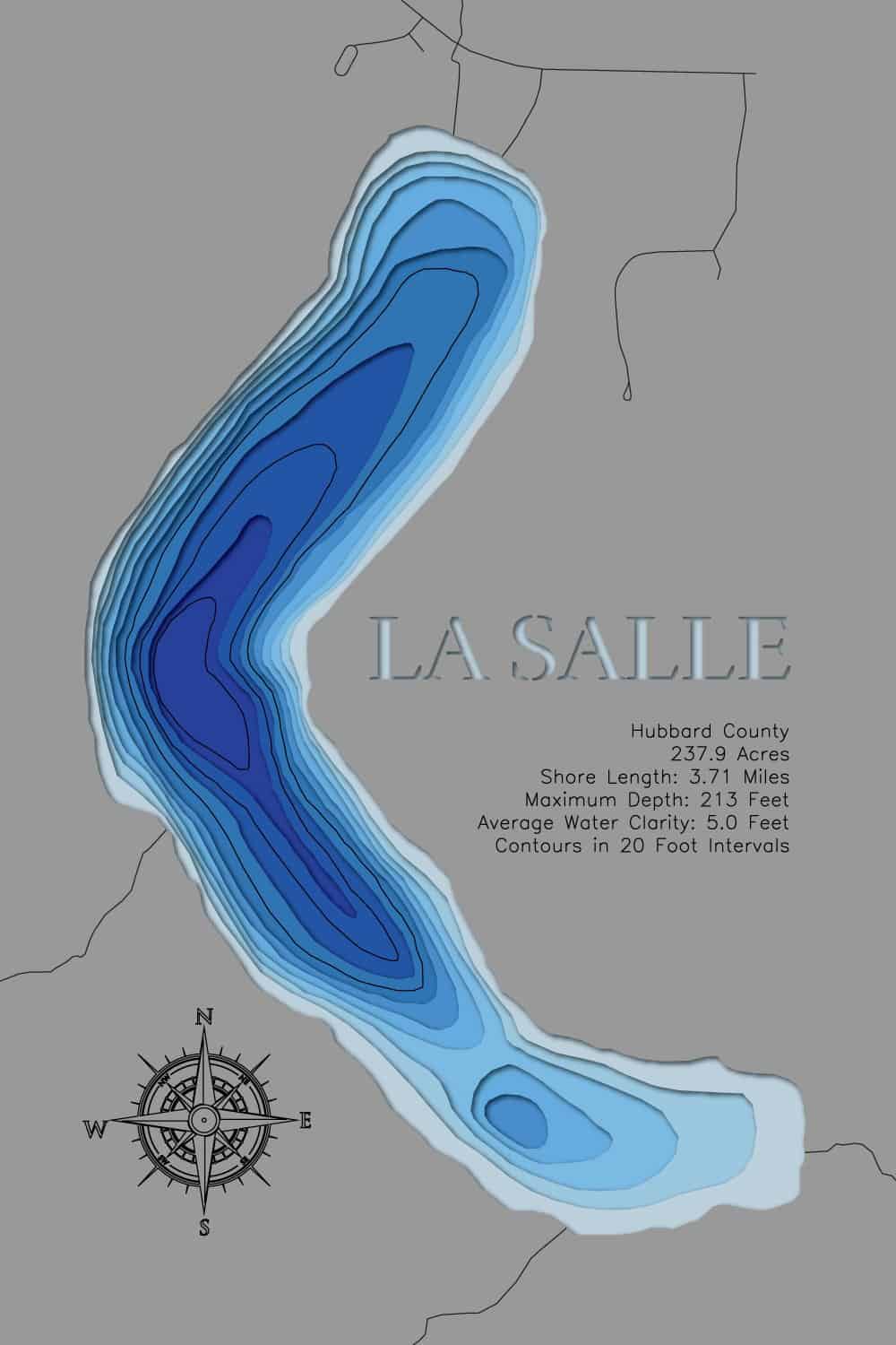 La Salle Lake in Hubbard County, Minnesota