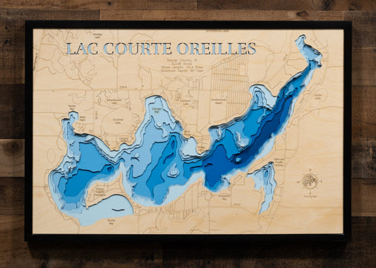 Lac Courte Oreilles in Sawyer County, Wisconsin