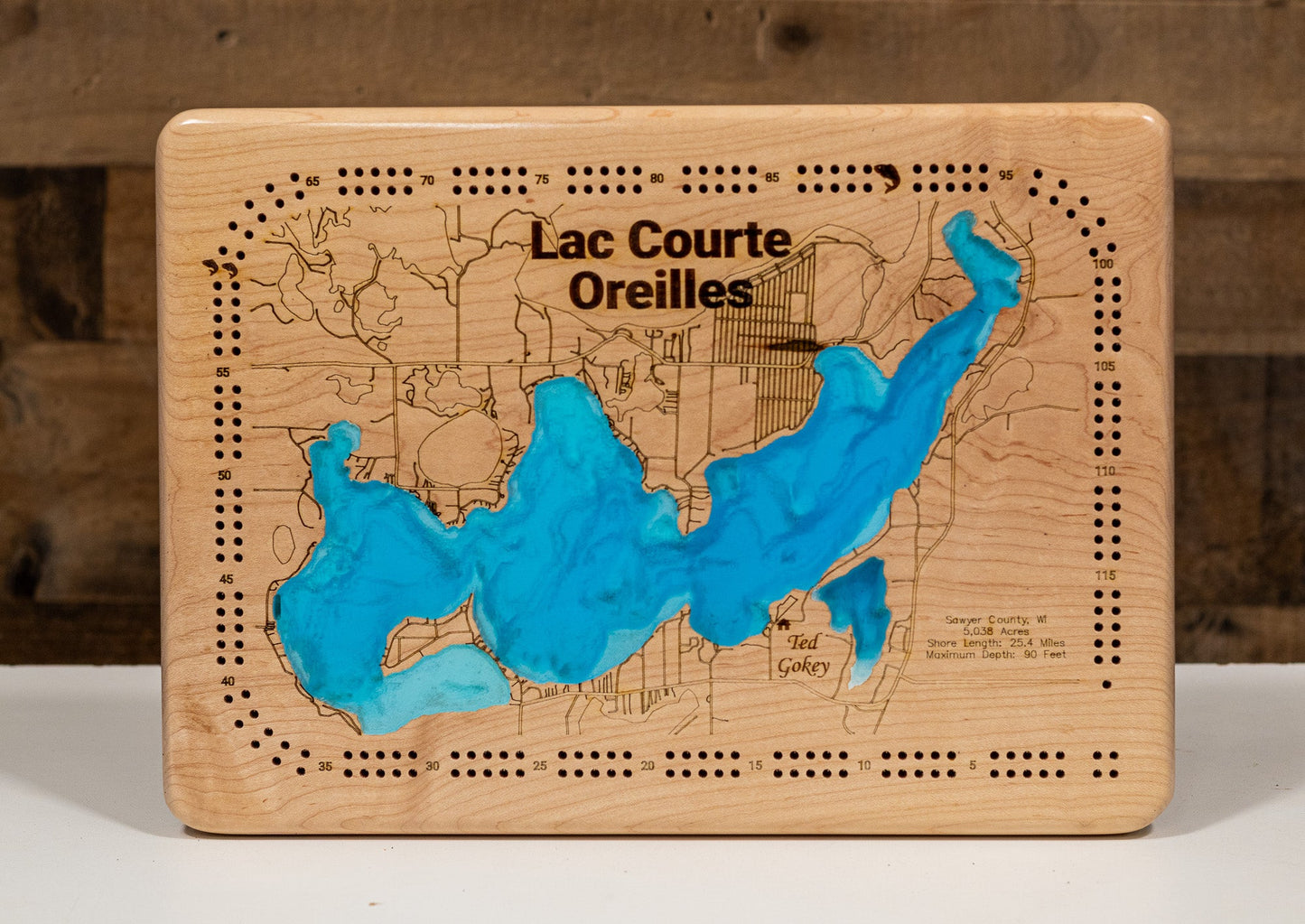 Lac Courte Oreilles in Sawyer County, Wisconsin