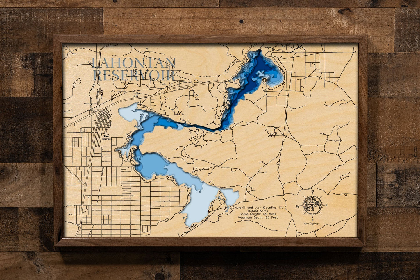 Lahontan Reservoir in Churchill and Lyon Counties, Nevada