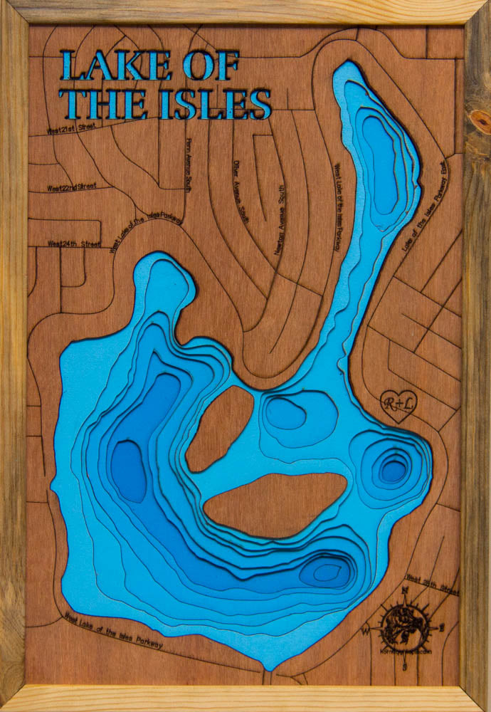 Lake of the Isles in Hennepin County, Minnesota