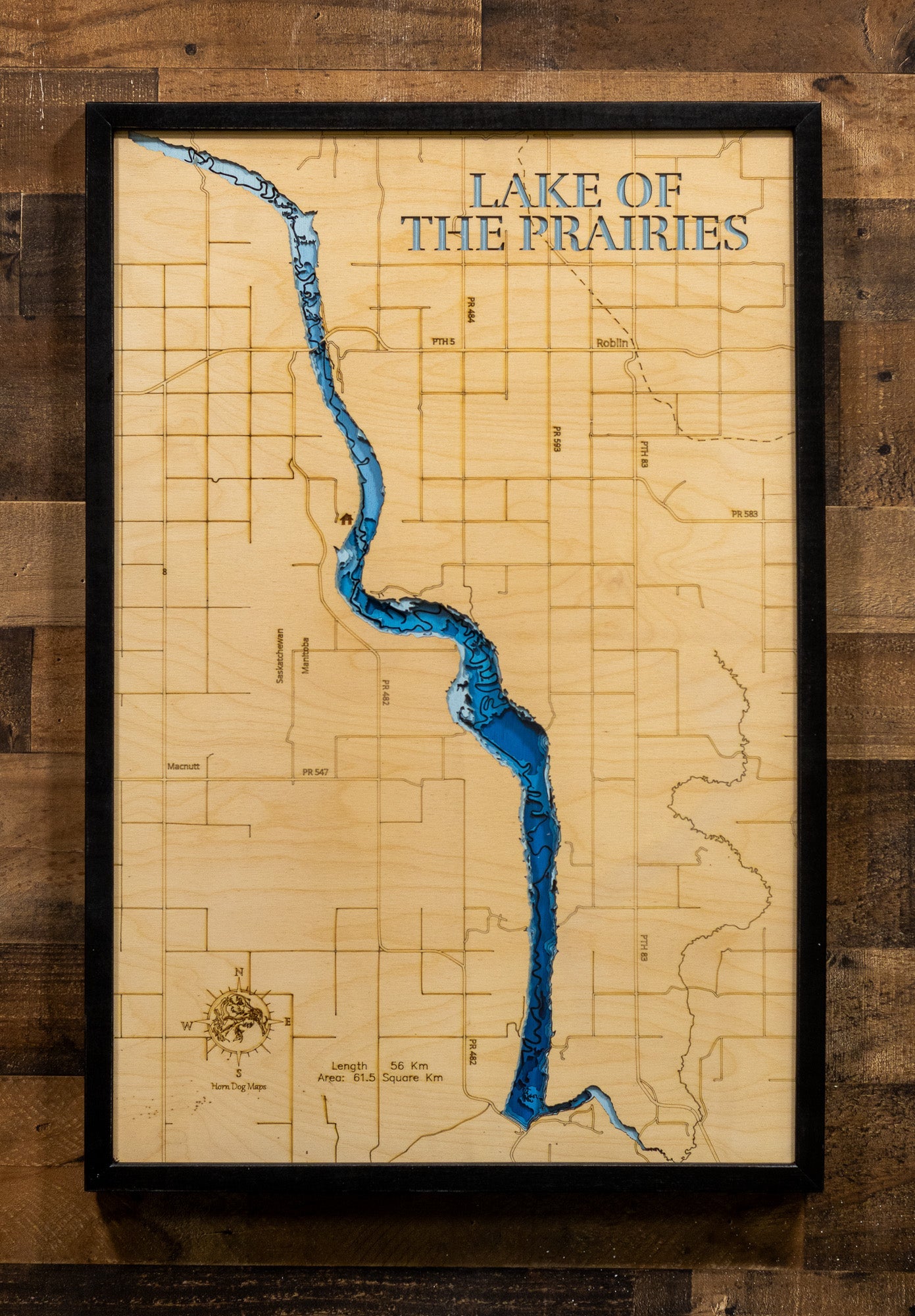 Lake of the Prairies in Manitoba and Saskatchewan
