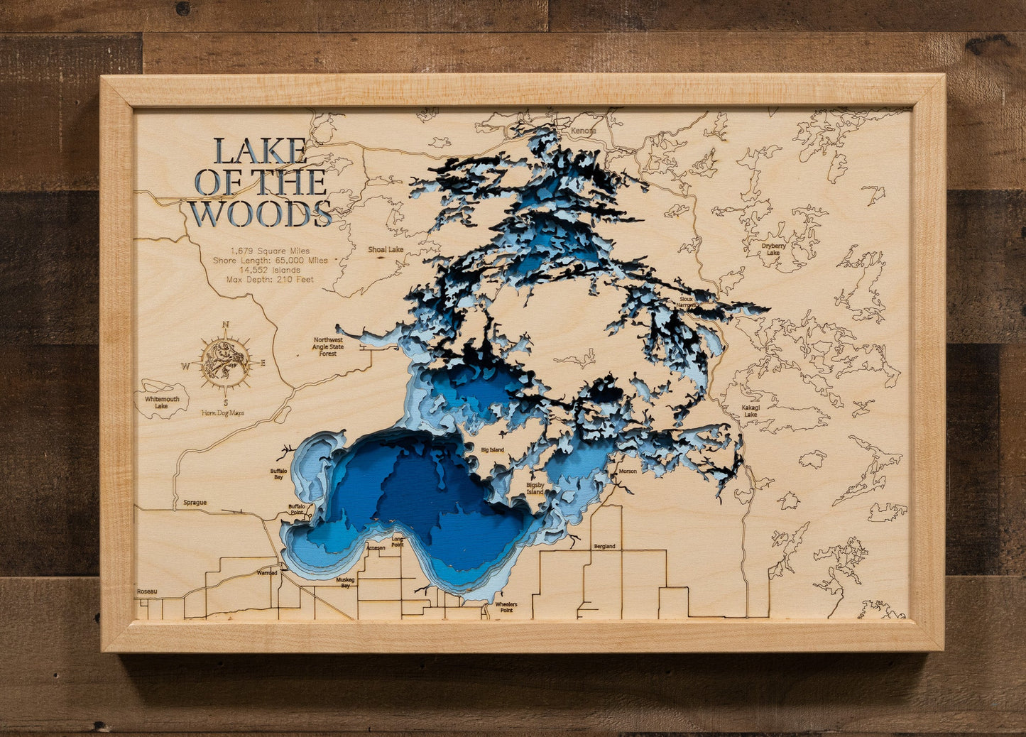 Lake Of The Woods Lake in Manitoba, Ontario, and Minnesota