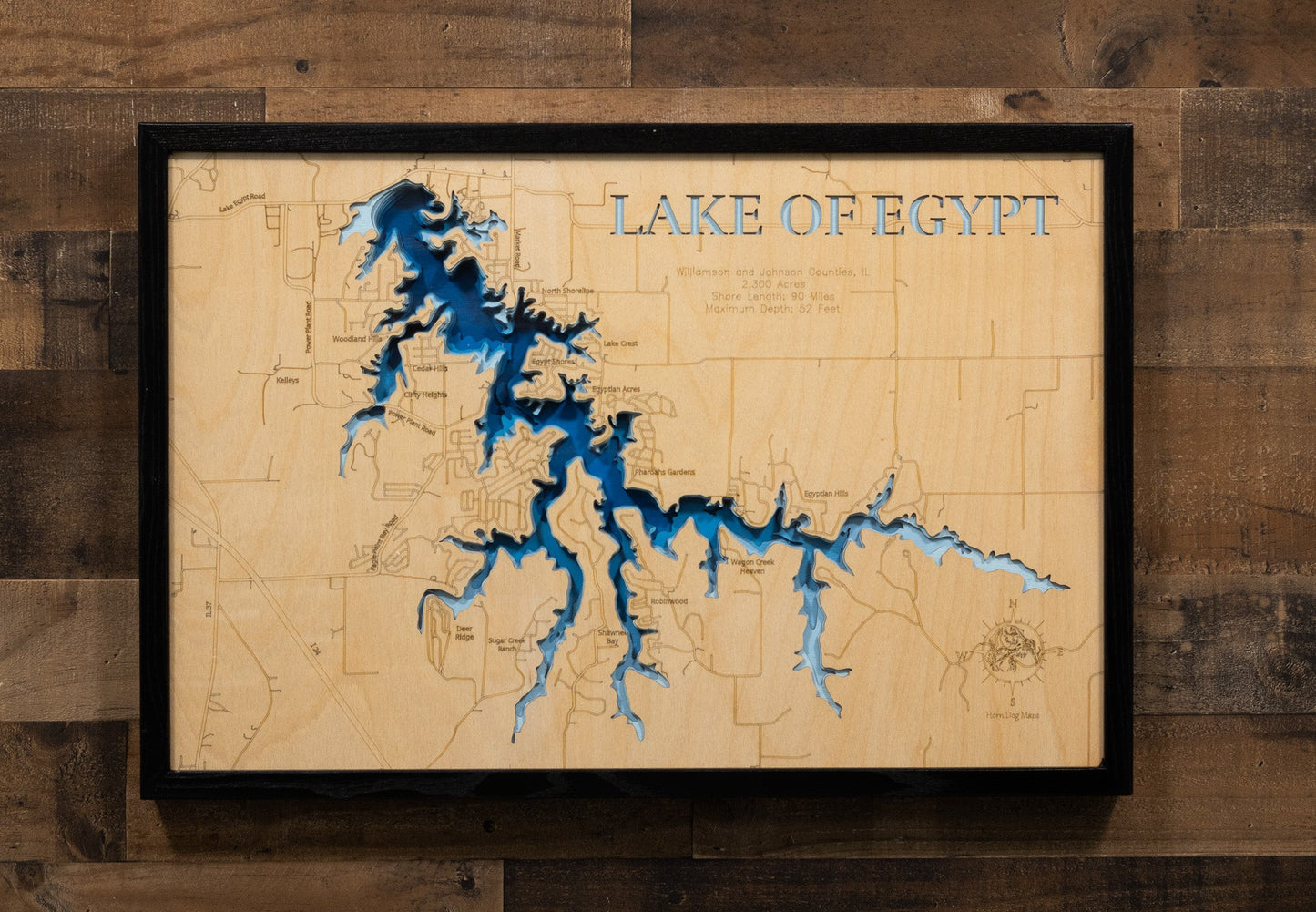Lake of Egypt in Williamson and Johnson Counties, Illinois