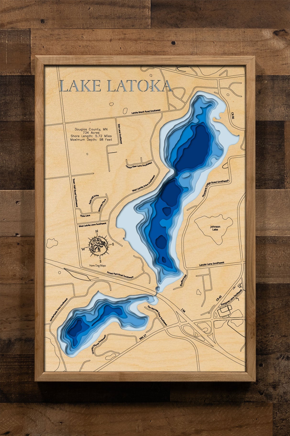 Lake Latoka in Douglas County, Minnesota