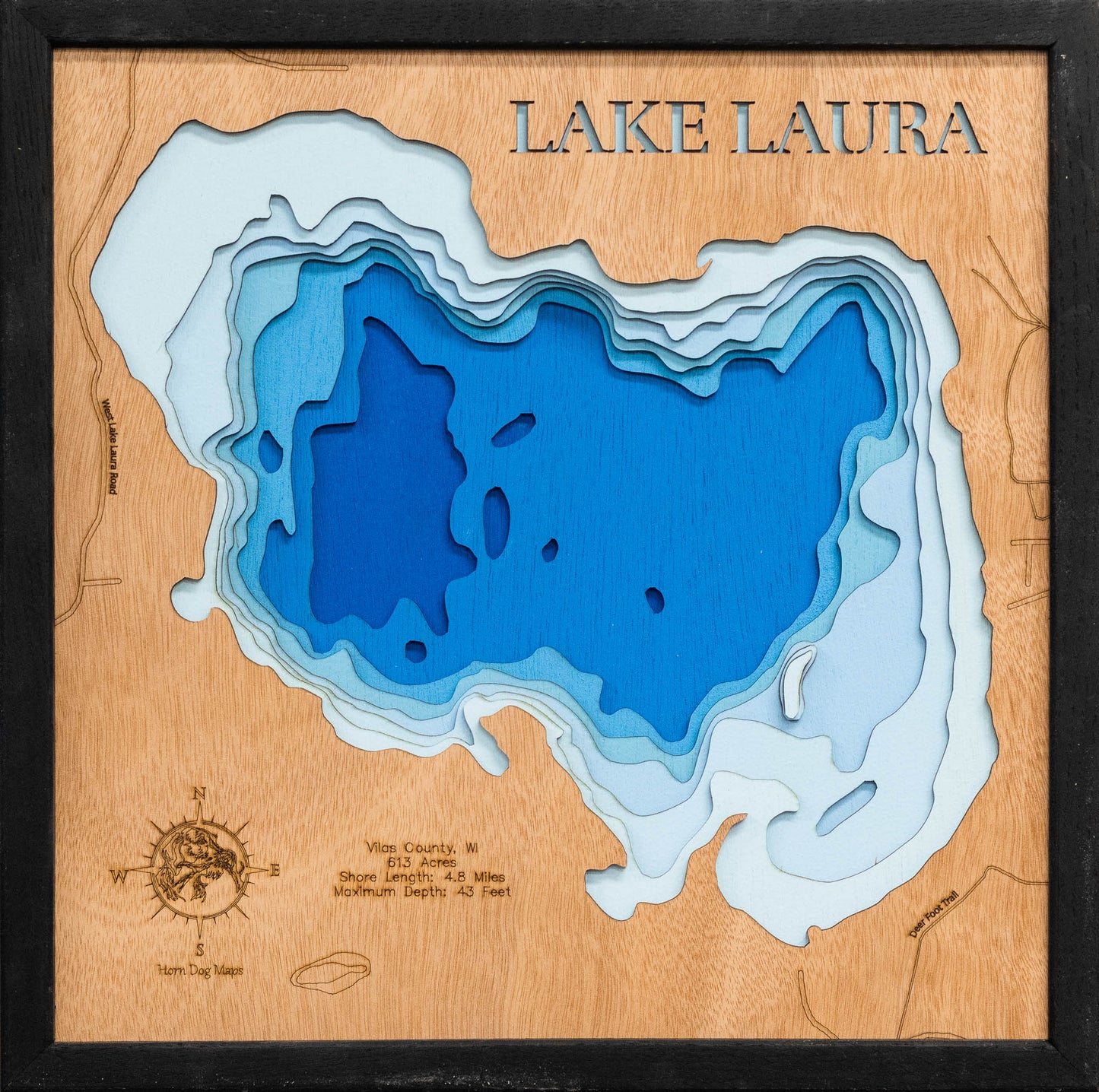 Lake Laura in Vilas County, Wisconsin