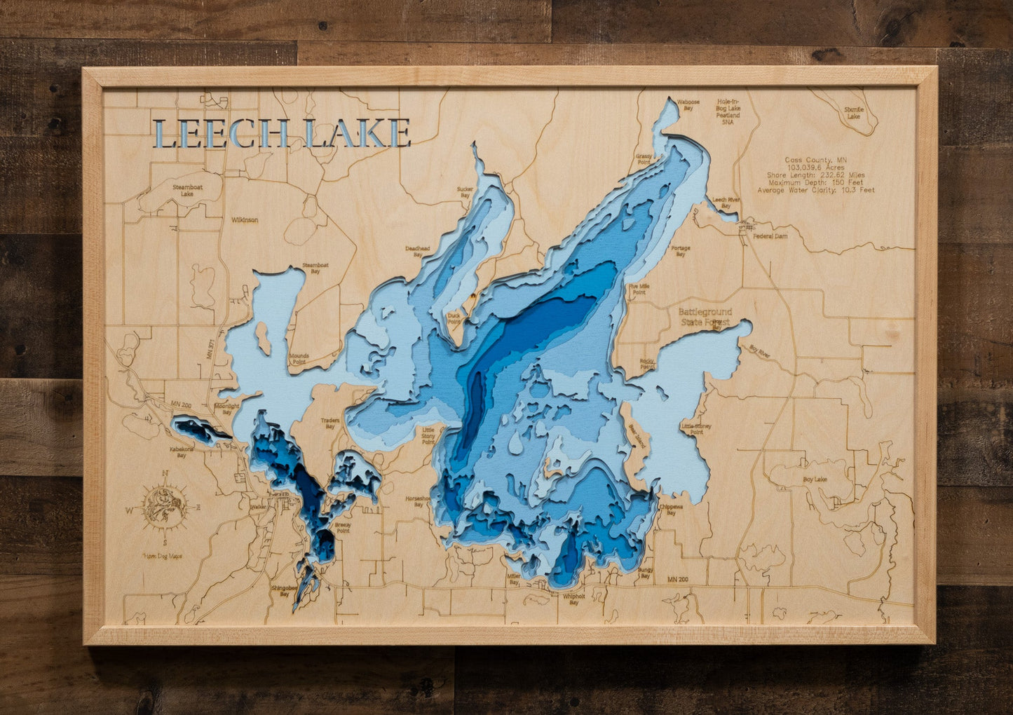 Leech Lake in Cass County, Minnesota