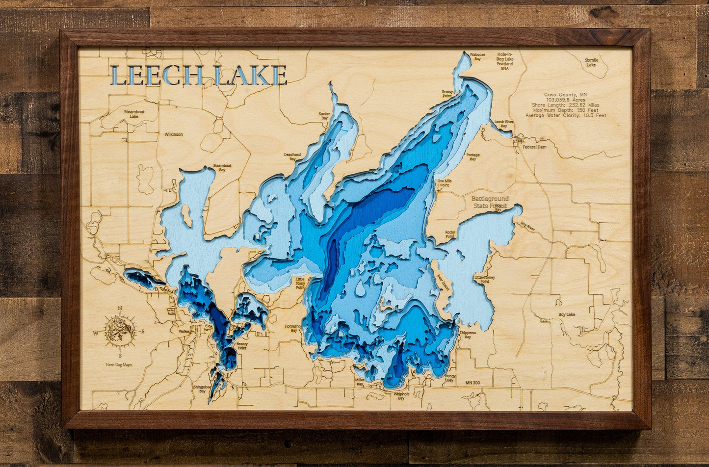 Leech Lake in Cass County, Minnesota