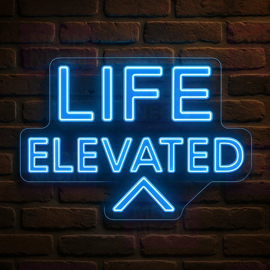 Life Elevated Utah LED Neon Sign