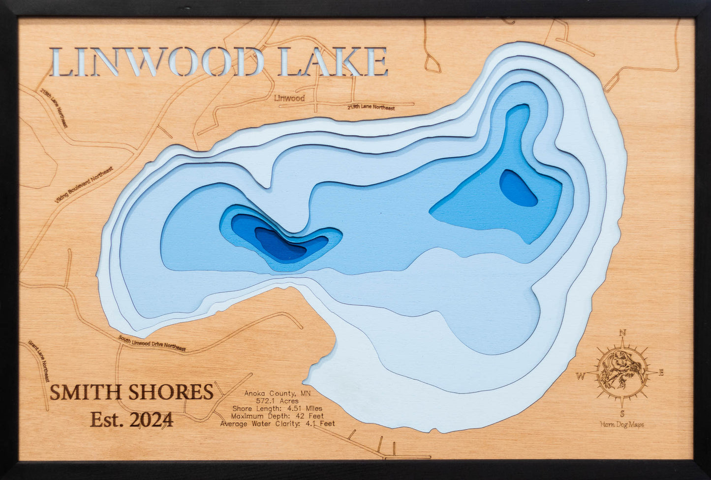 Linwood Lake in Anoka County, Minnesota