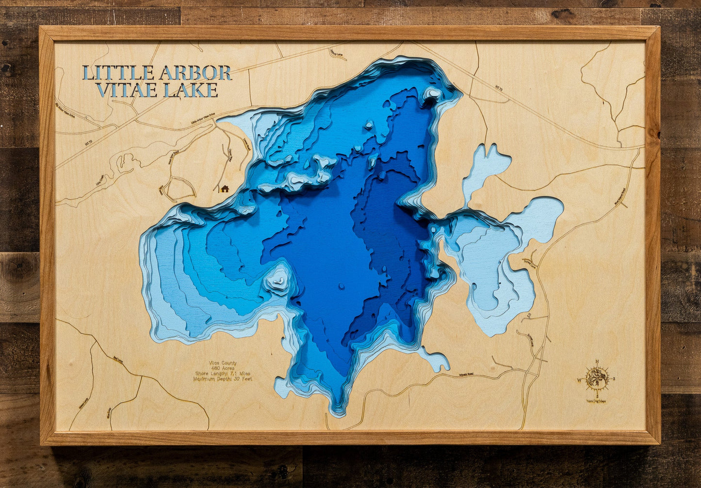 Little Arbor Vitae Lake in Vilas County, Wisconsin