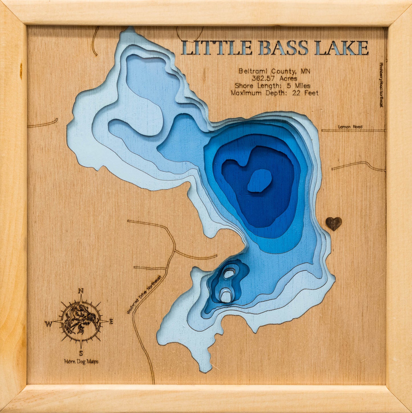 Little Bass Lake in Beltrami County, Minnesota