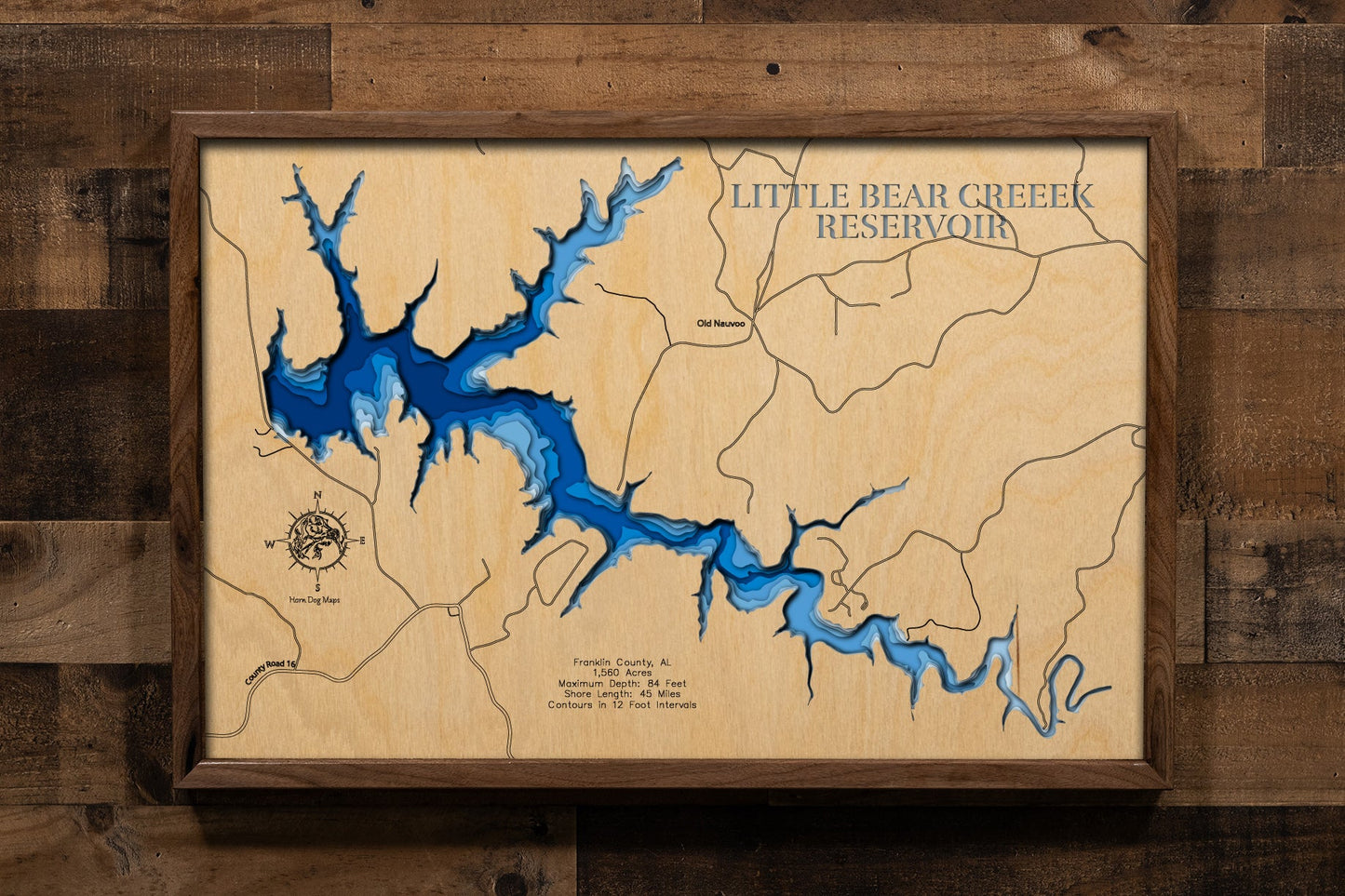 Little Bear Creek Reservoir in Franklin County, Alabama