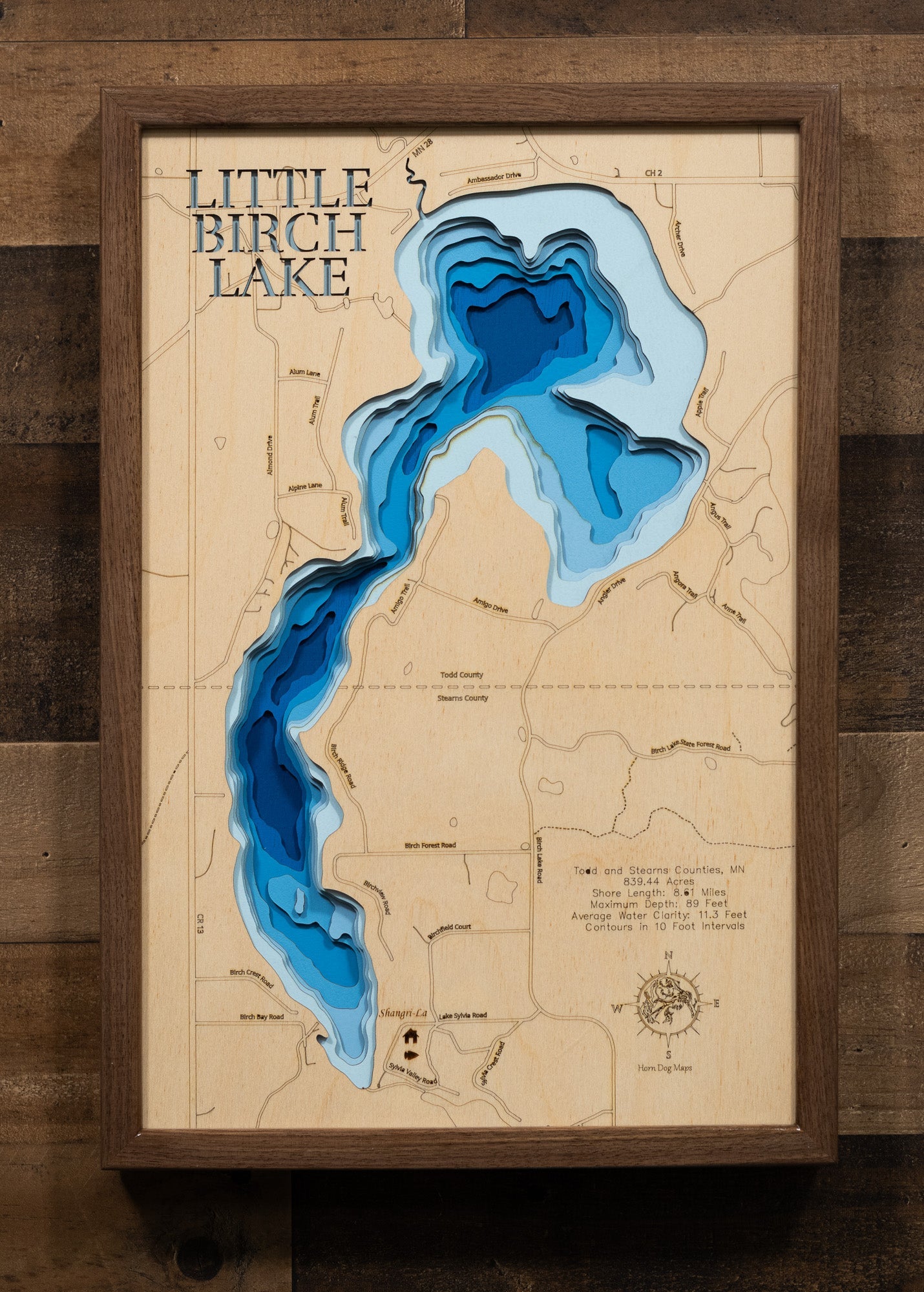 Little Birch Lake in Todd County, Minnesota