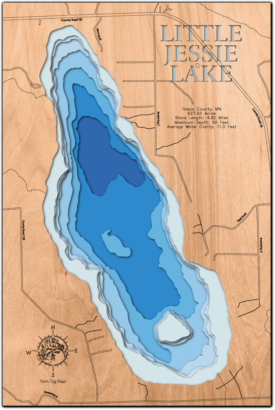 Little Jessie Lake in Itasca County, Minnesota