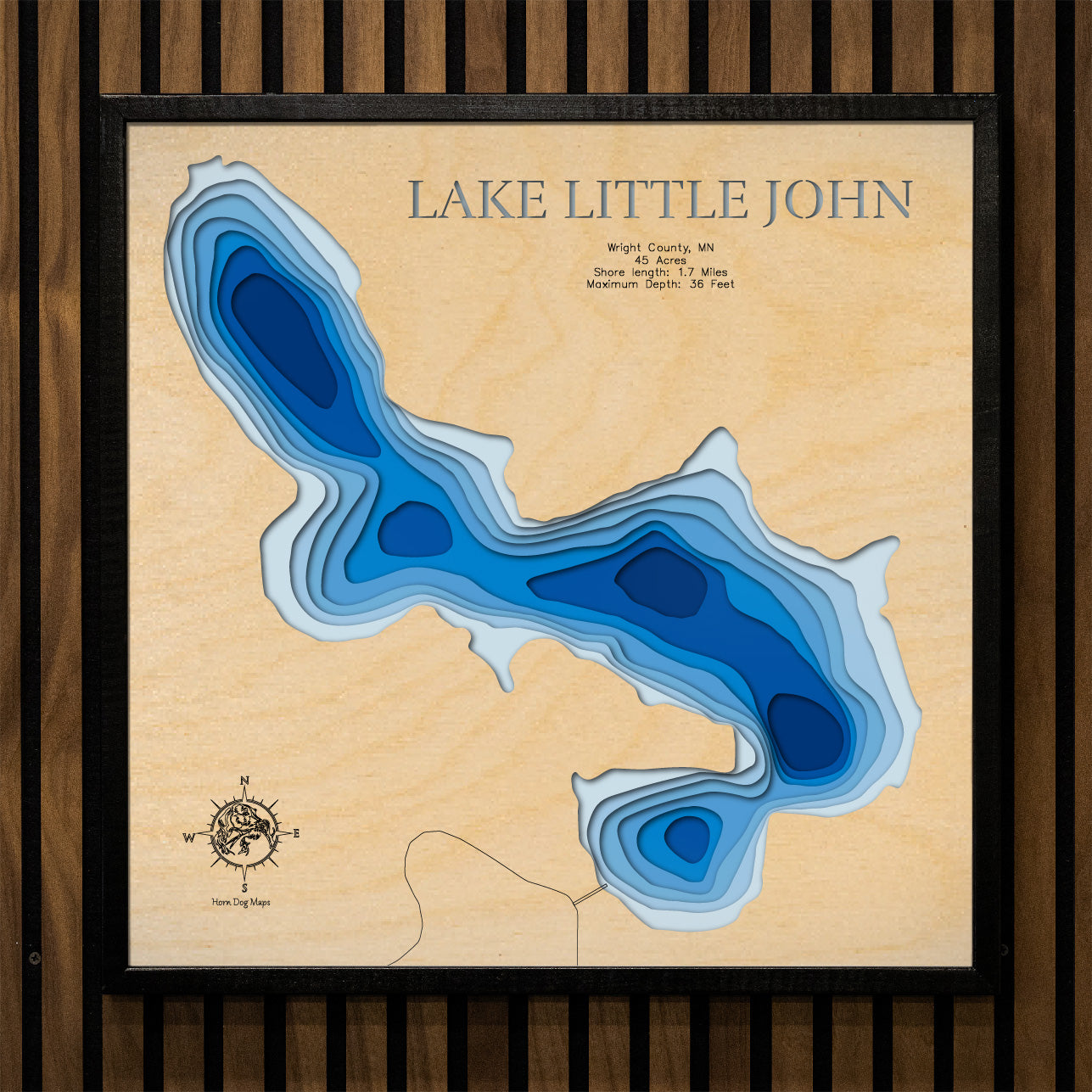 Lake Little John in Wright County, Minnesota