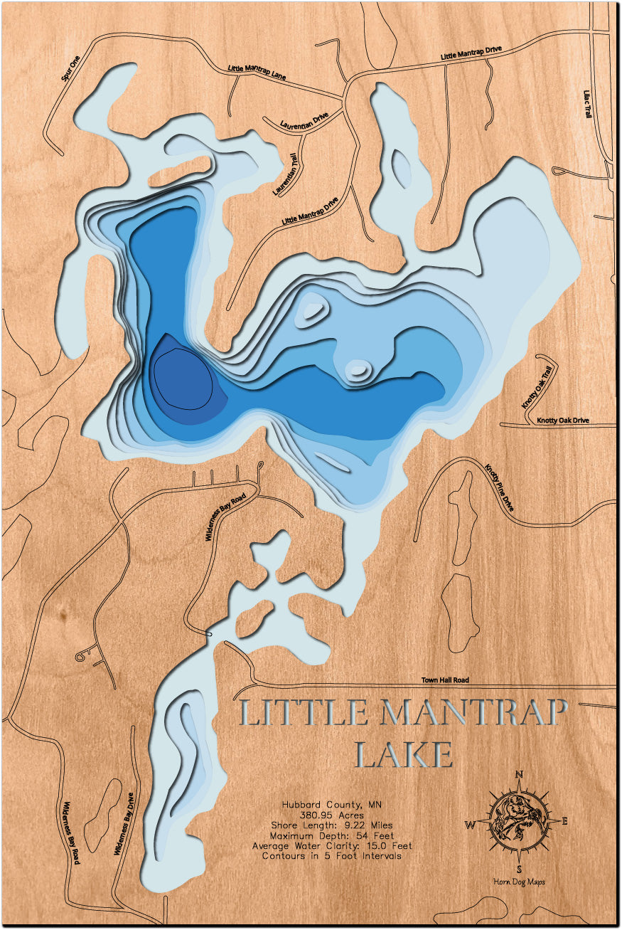 Little Mantrap Lake in Hubbard County, Minnesota